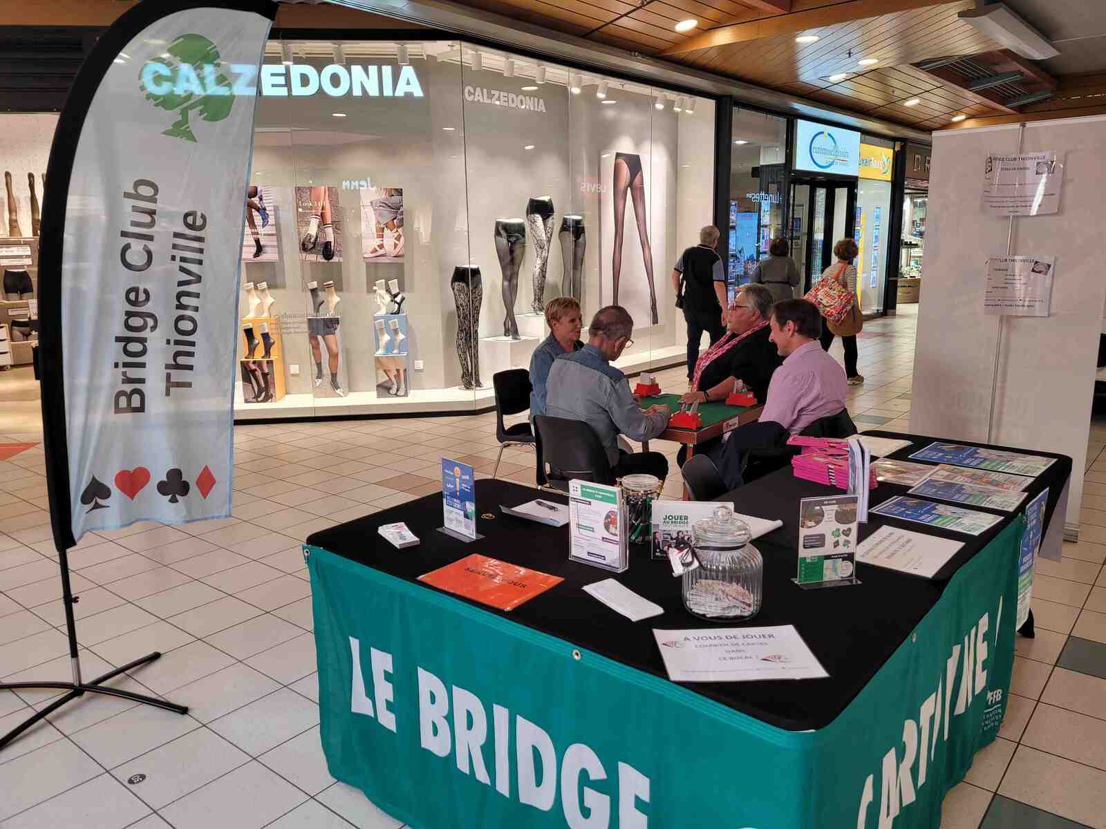 Journée d'information et de promotion du bridge le samedi 21 septembre 2024; Gallerie marchande du Géric à Thionville