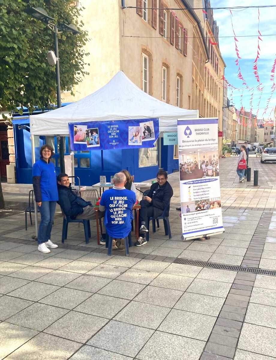 Promotion du bridge, place Claude Arnoult, Thionville, samedi 26 sept. 2026