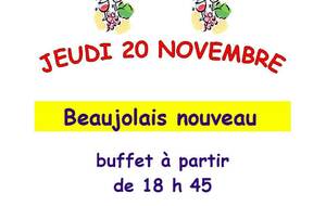 Buffet du beaujolais nouveau - jeudi 20/11/2025