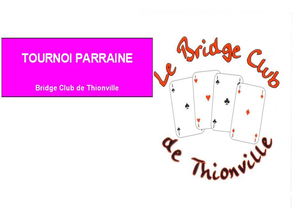 Tournoi parrainé du vendredi soir à 20h30