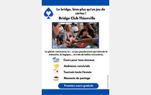 Promotion du bridge, place Claude Arnoult, Thionville, samedi 26 sept. 2026