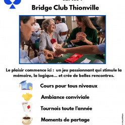 Promotion du bridge, place Claude Arnoult, Thionville, samedi 26 sept. 2026